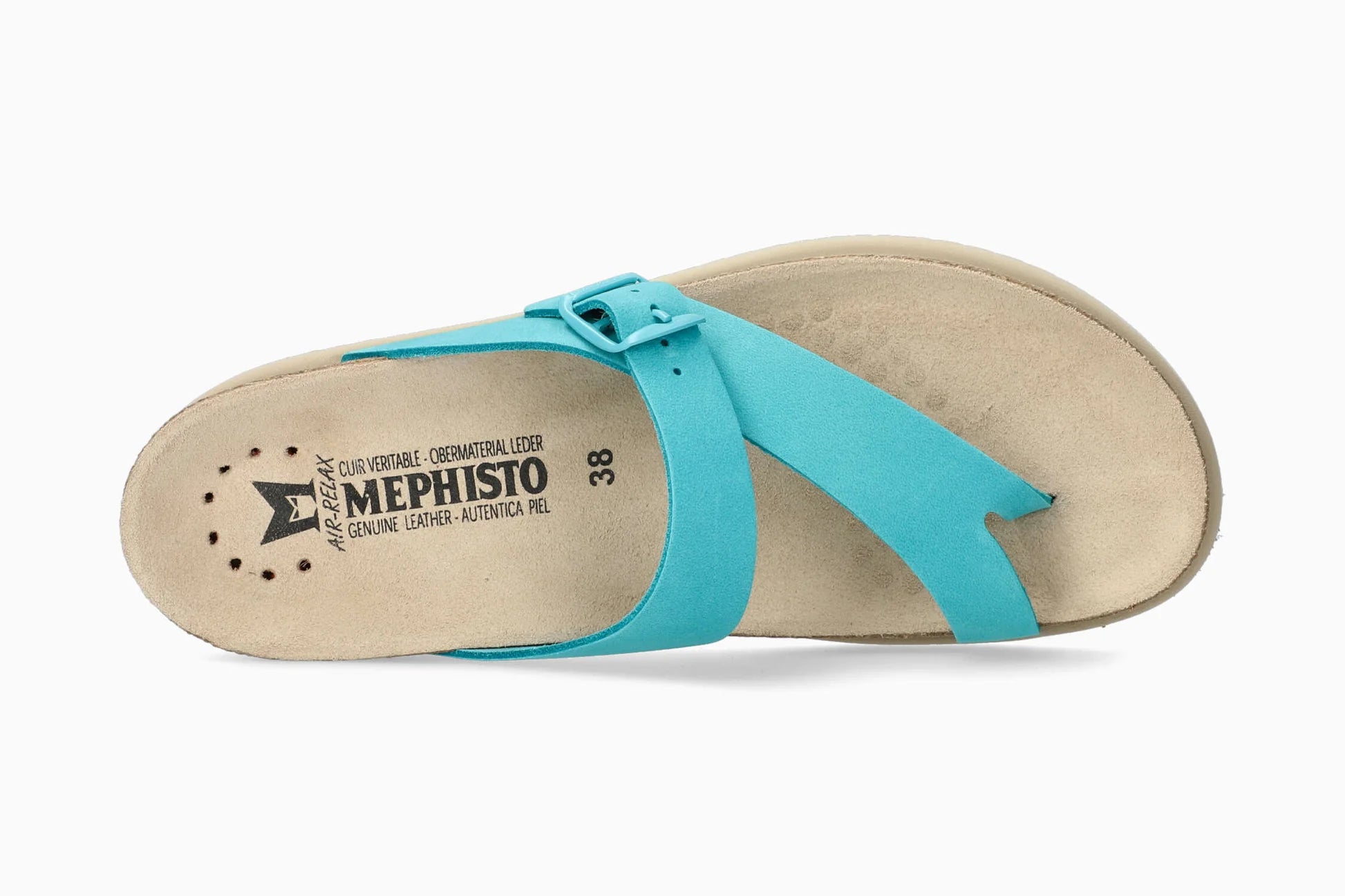 MEPHISTO HELEN, TURQUOISE NUBUCK