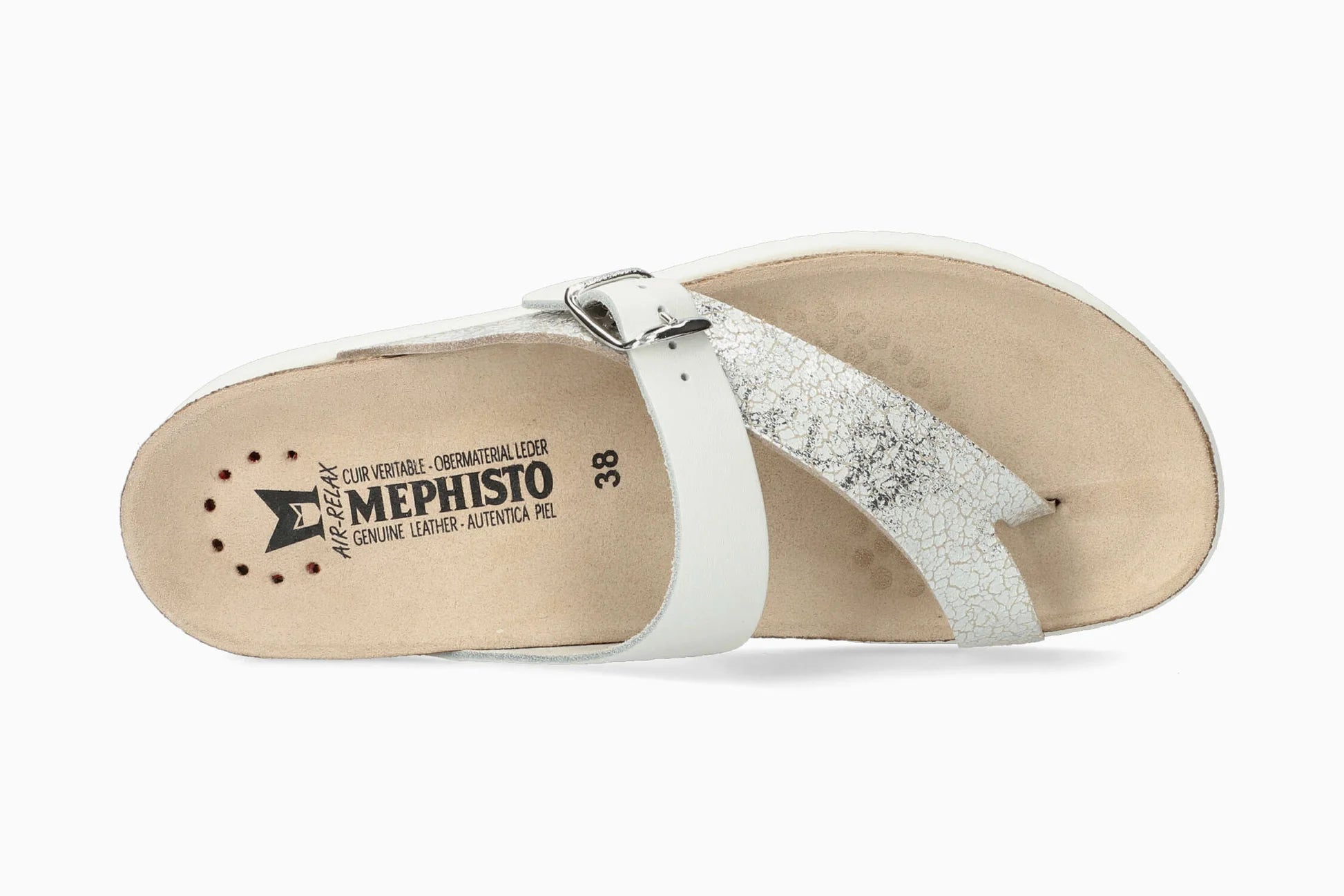 MEPHISTO HELEN MIX, SILVER / WHITE COMBO