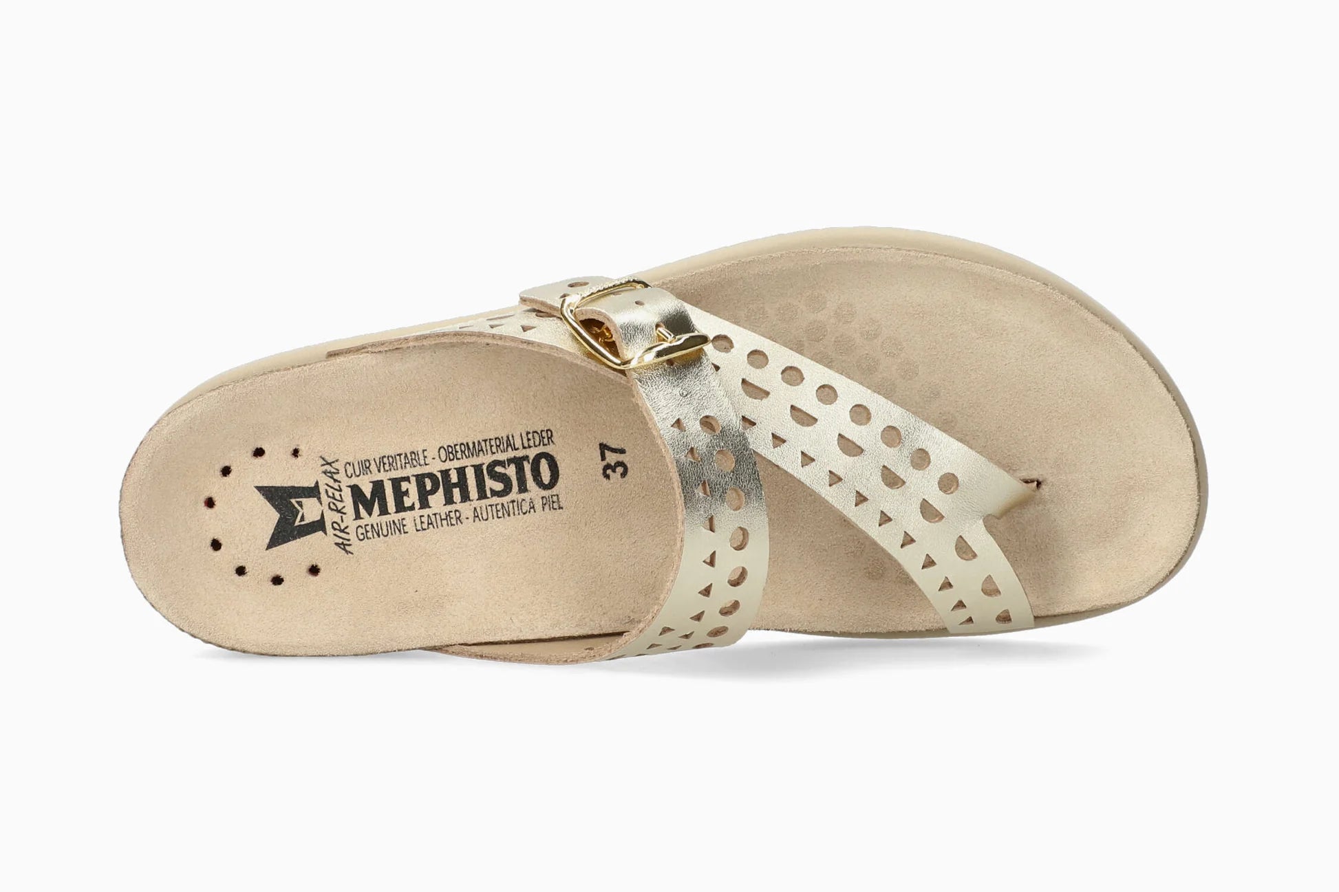 MEPHISTO HELENA PERF, GOLD NUBUCK