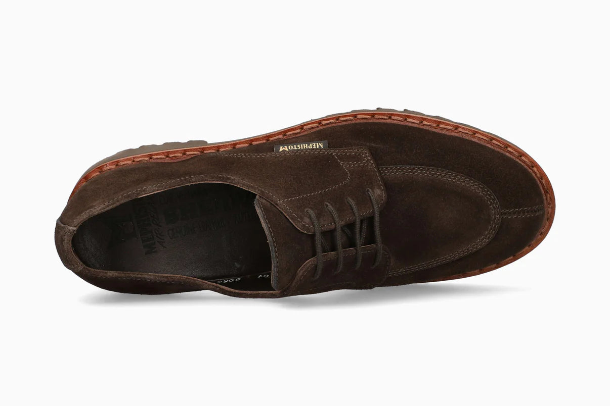 MEPHISTO PEGASIO, DARK BROWN VELOUR