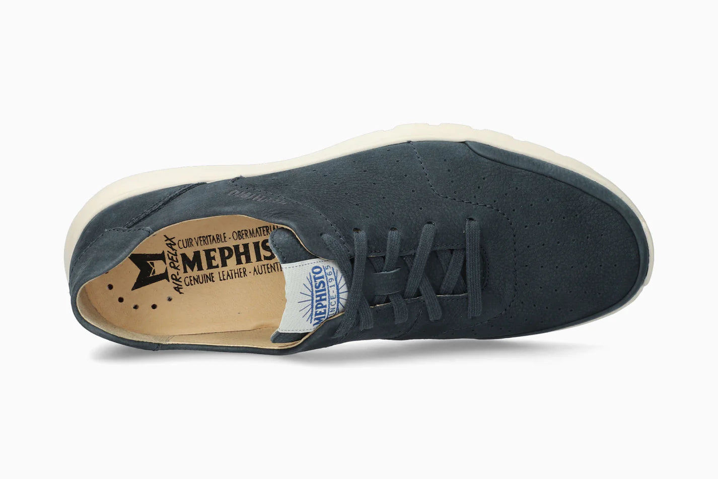 MEPHISTO WAREN, JEANS BLUE NUBUCK