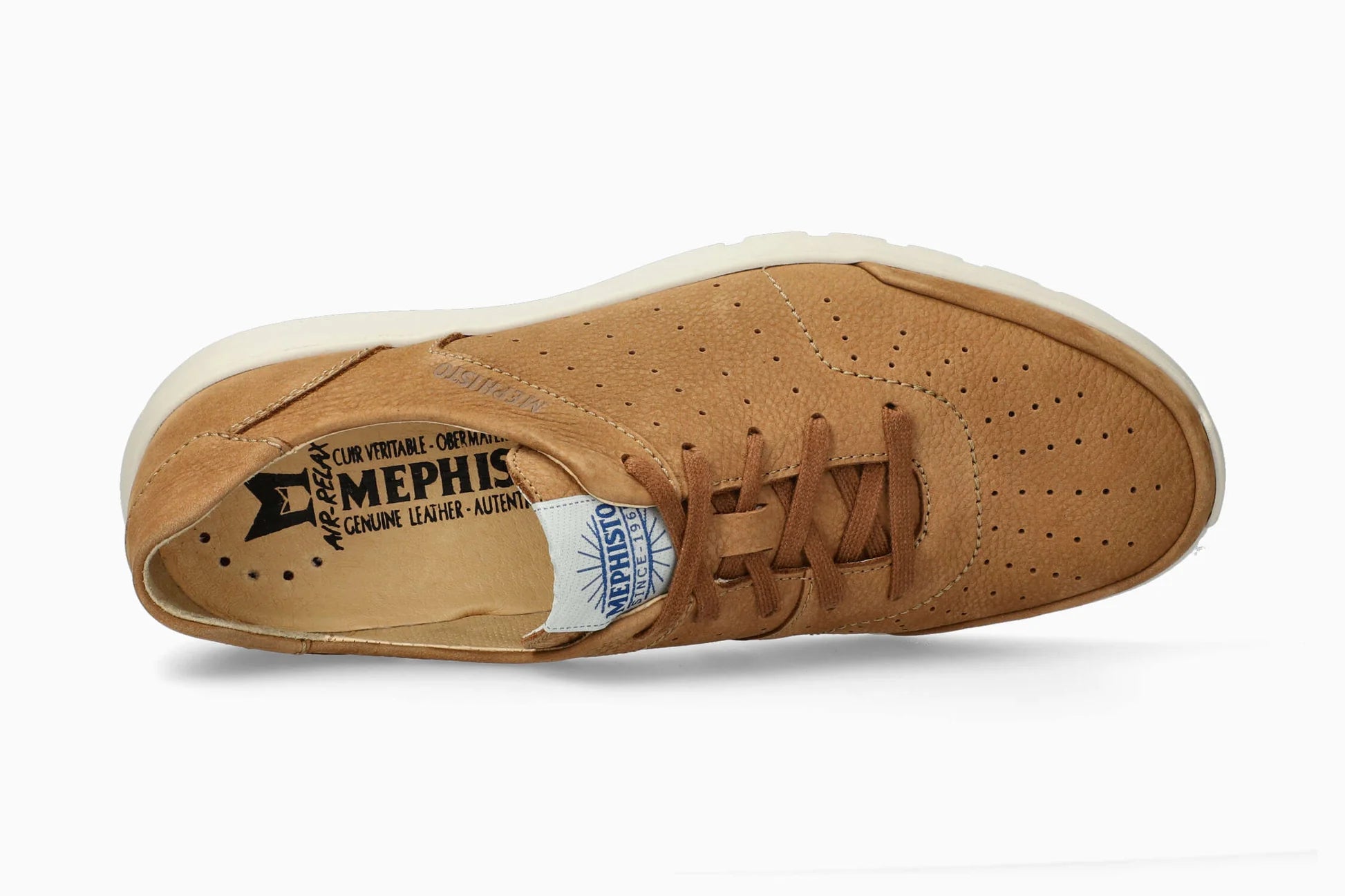 MEPHISTO WAREN, TOBACCO NUBUCK